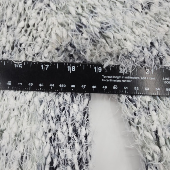 Madison Lilly Women's Cozy Knit Open Front Long Cardigan Sweater Size S Speckled - Picture 9 of 10